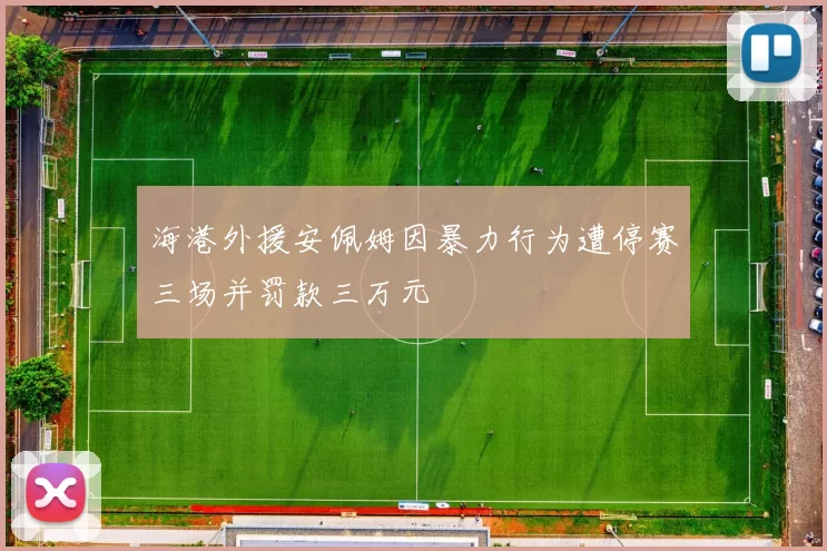 海港外援安佩姆因暴力行为遭停赛三场并罚款三万元